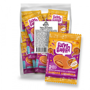 Вафли "Вау-Вафля!" с вареной сгущенкой 500г*7